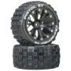 Duratrax Pistol ST 2.8" 2WD Mounted Rear C2 Tires, Black (2)