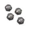 Duratrax 1/8 Scale M12x1.25 Serrated Wheel Nuts, Black (4)