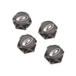 Duratrax 1/8 Scale M12x1.25 Serrated Wheel Nuts, Black (4)