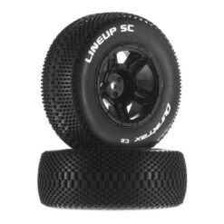 Duratrax 1/10 Lineup SC Tire C2 Mounted Front Slash (2)