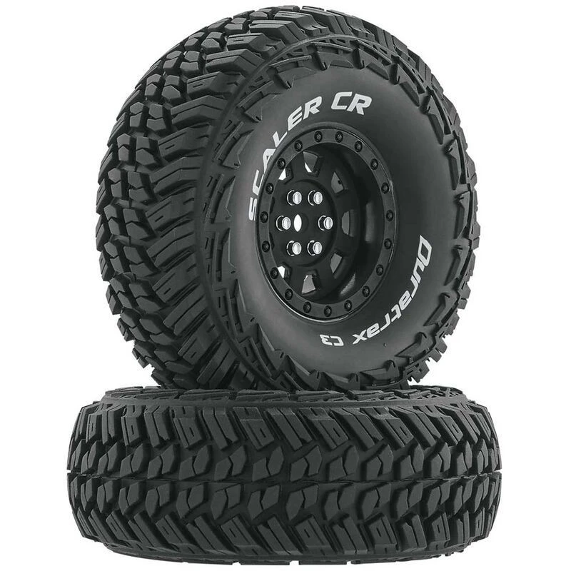 Duratrax Scaler CR C3 Mounted 1.9" Crawler Tires, Black (2) 3 Duratrax Scaler CR C3 Mounted 1.9" Crawler Tires, Black (2)