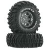 Duratrax Deep Woods CR C3 Mounted 1.9" Crawler Tires, Chrome (2) -Duratrax Store duratrax dtx dtxc4027 01