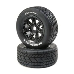 Duratrax Front/Rear Bandito 1/5 SC Sport Mounted Black Tires (2)
