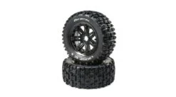 Duratrax Lockup 1/5 SC Sport Mounted Black 24mm (2)