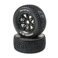 Duratrax Dinero 1/5 SC Sport Mounted Black Tires, 24mm (2)