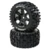 Duratrax Lockup X Belted Mounted Black 24mm (2) -Duratrax Store duratrax dtx dtxc5501 01 1
