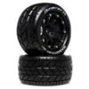 Duratrax Bandito MT Belted 2.8" 2WD Mounted Rear Tires, Black (2)