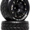 Duratrax Bandito MT Belted 2.8" 2WD Mounted Rear Tires, 0.5" Offset, Black (2) -Duratrax Store duratrax dtx dtxc5516 01