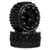 Duratrax Lockup ST Belted 2.8" 2WD Mounted Rear Tires, 0.5 Offset (2)