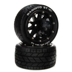 Duratrax Front/Rear Bandito ST Belted 2.8" Mounted Tires, 14mm (2)