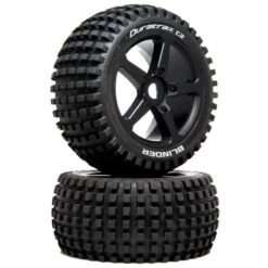 Duratrax Blinder Front/Rear 2.2/3.0" 1/8 Truggy C2 (Soft) Tires, Mounted (2)