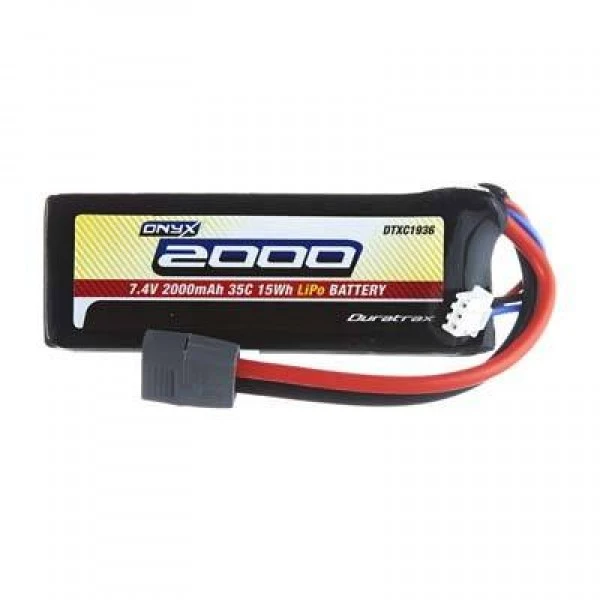 Duratrax LiPo Battery 2000mAh 35C 7.4V (2S) With Deans Connector 3 Duratrax LiPo Battery 2000mAh 35C 7.4V (2S) With Deans Connector