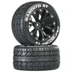 DuraTrax Bandito ST 2.8" Mounted Tires 2WD Rear 12mm Hex (2)