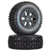 Duratrax Lockup SC Mounted Tires, C2, (SC10 4x4) (2) -Duratrax Store duratrax dtxc3674 01