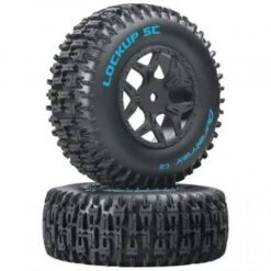 Lockup SC Tire C2 Mounted Losi Ten SCTE 4x4 (2)