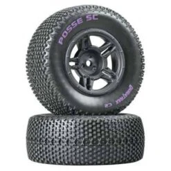 Posse SC Tire C2 Mntd Blk Slash Blitz SCRT10 (2)