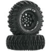 Duratrax Deep Woods 1.9" C3 Crawler Tires & Wheels 12mm Hex, Mounted (2)