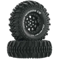 Duratrax Deep Woods 1.9" C3 Crawler Tires & Wheels 12mm Hex, Mounted (2)